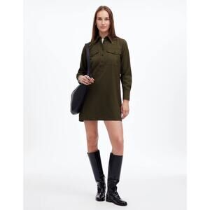 NWT Madewell Button-Up Mini Shirtdress Sz Small NT365